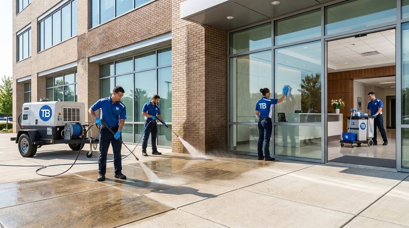 The Power of Restoration: Commercial Pressure Washing